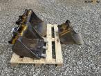 Mini excavator buckets - 3 pcs 2