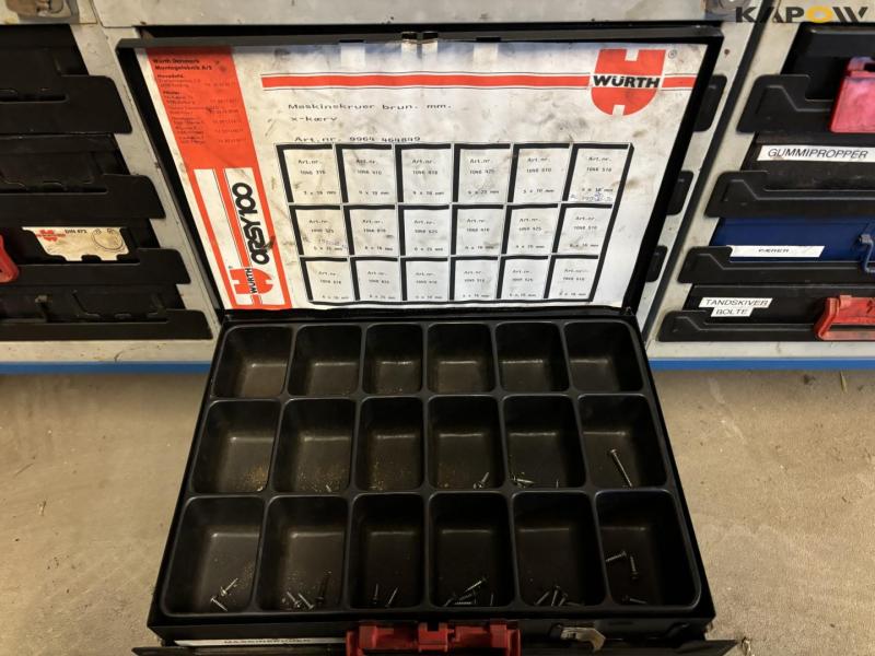 Drawer rack with miscellaneous items 35