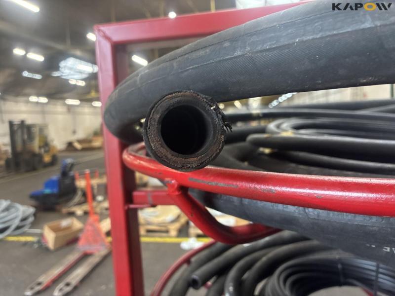 Hose rack with various hoses 10