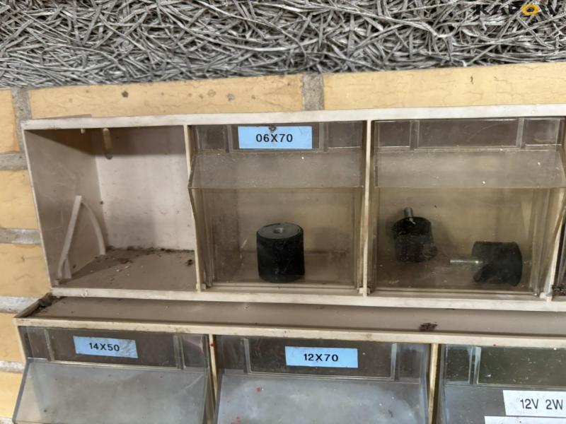 Assortment shelf with contents 6