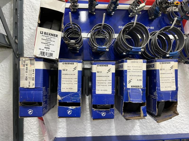 Cable ties, shrink wrap and cable lugs 6