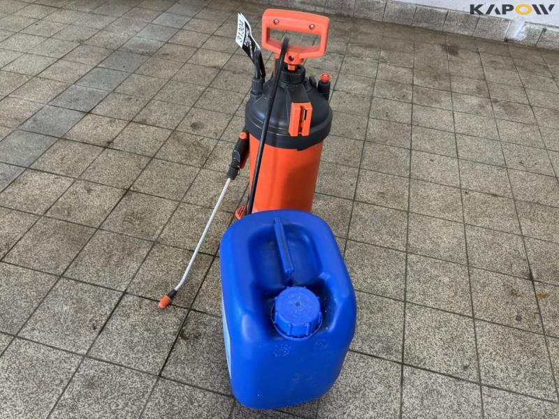 Spraying and disinfection 6