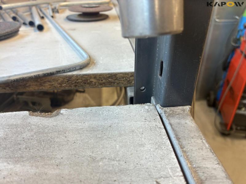 Steel shelf with contents 7