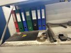 Steel shelf with contents 30