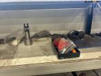 Steel shelf with contents 31