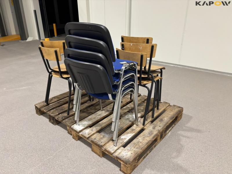 Stacking chairs 12 pcs. 7