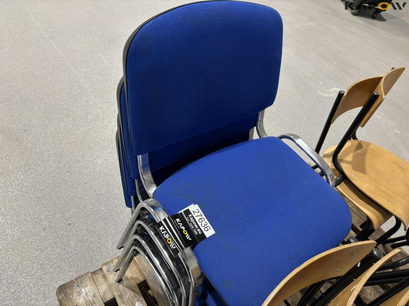 Stacking chairs 12 pcs. 10