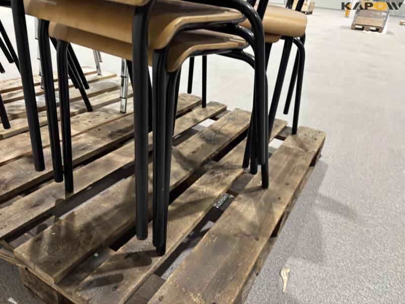 Stacking chairs 12 pcs. 15