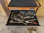 Staco tool trolley with contents 9