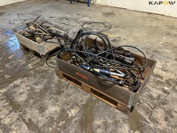 Support legs and pistons