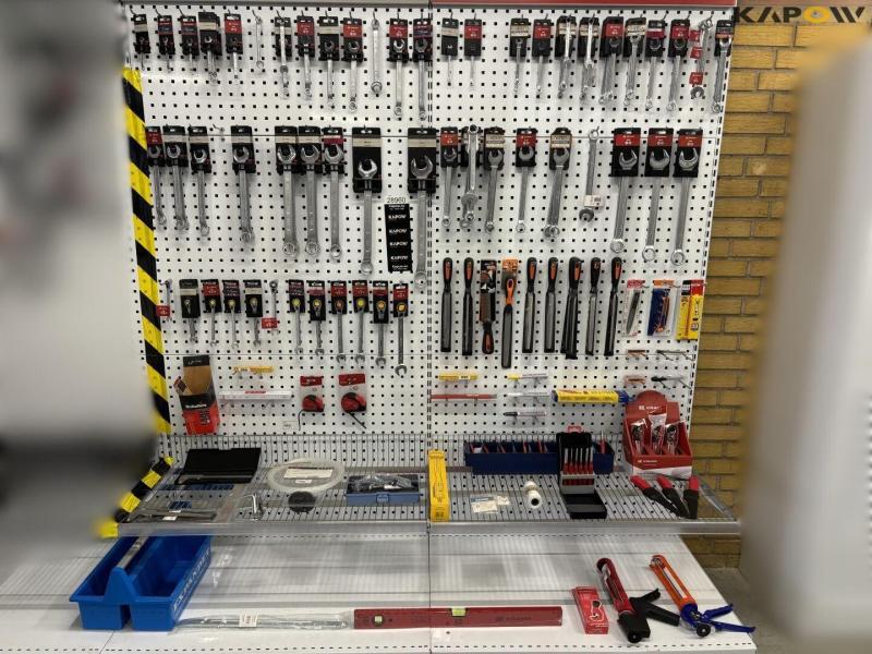 Large lot of combination wrenches and miscellaneous 1