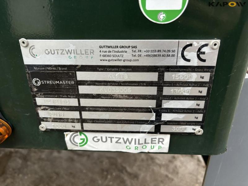 Streumaster KW121TB fertilizer spreader 29