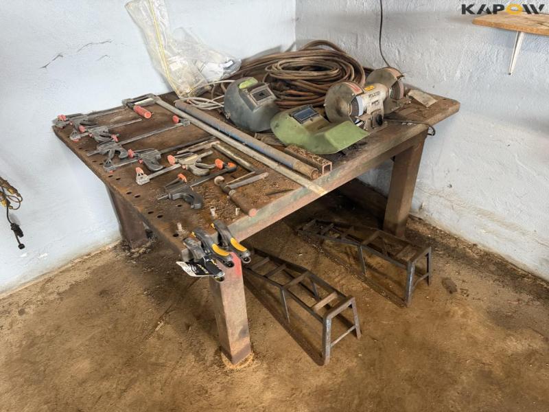 Welding table, bench grinder and miscellaneous 2