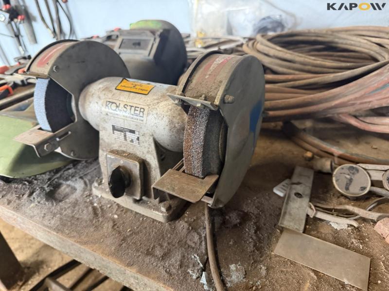 Welding table, bench grinder and miscellaneous 6