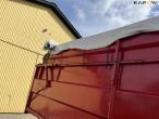 Dry truck trailer with blower and tarpaulin 17