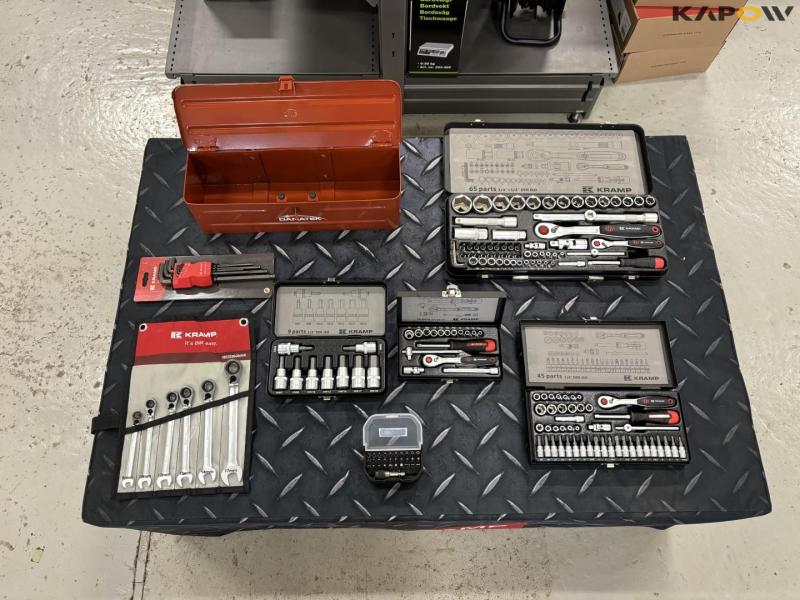 Socket wrench set, toolbox and miscellaneous 11