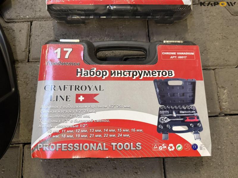 Socket wrench set 2 pcs. and welding helmet 6