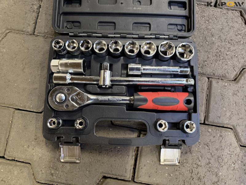 Socket wrench set 2 pcs. and welding helmet 6