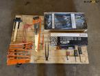 Socket wrench set and combination wrench set 21