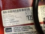 Toro zero turn lawn mower 140cm 40