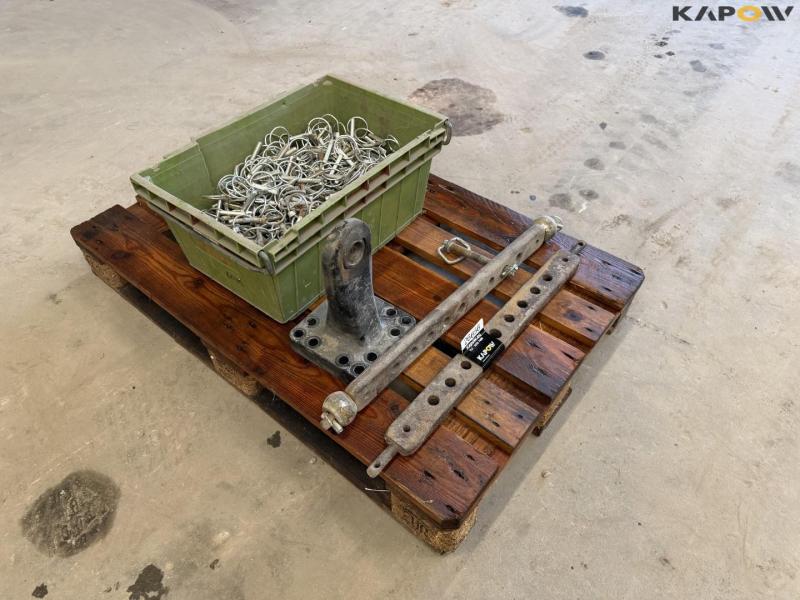 Drawbar and split ring 1