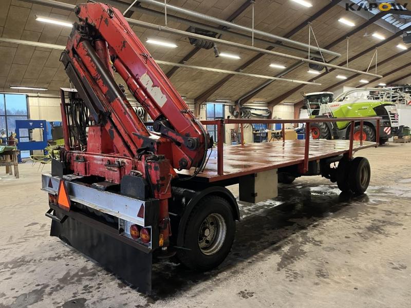 Trailer with crane 4