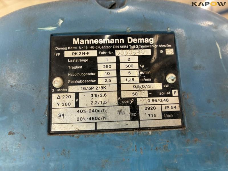 Overhead crane - 3 lifting units 49
