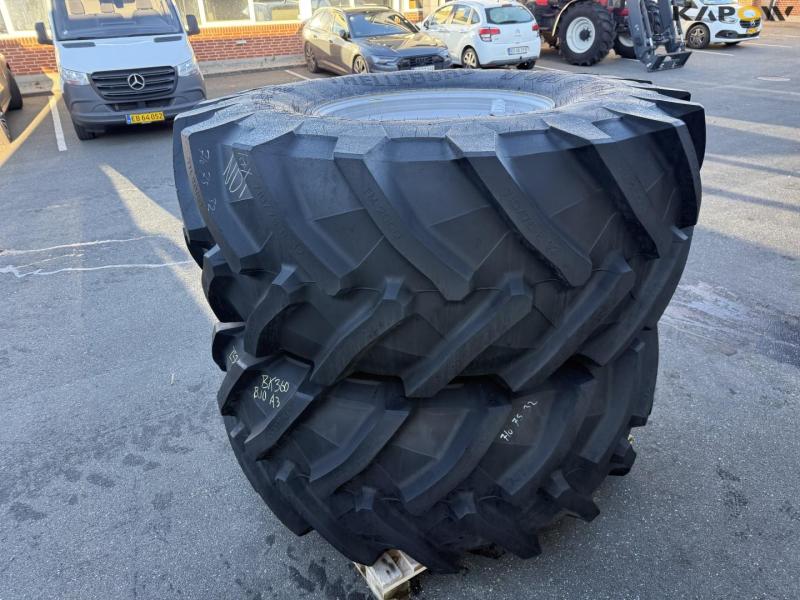 Trelleborg 710/75-R32 complete wheels. - 2 pcs. 5