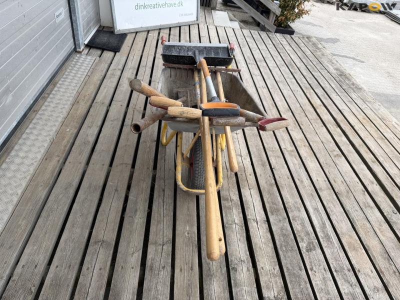 Wheelbarrow and tools 2