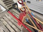 Wheelbarrow and tools 13