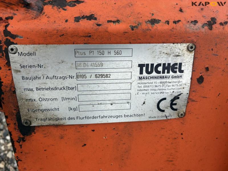 Tuchel plus P1 150H hydraulic broom 14
