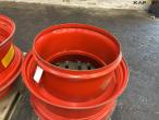 Twin wheel rims with a deformed inner ring 9