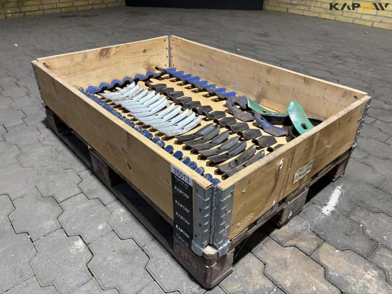 Unused tips for harrow tines 1