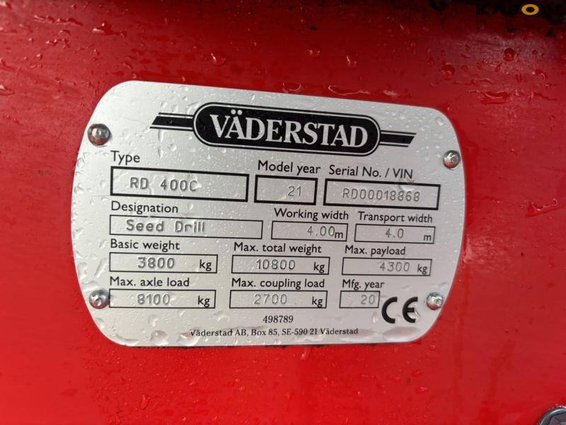 Väderstad Rapid 400 seed drill 53