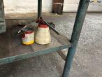 Iron workshop table with tools 15