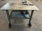 Iron workshop table with tools 19