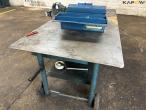 Workshop table with contents 7