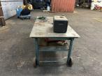 Workshop table with contents 4