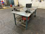 Workshop table with contents 7