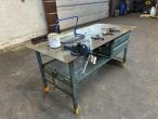 Workshop table with contents 3