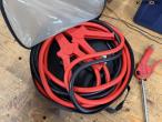 Workshop table with air tools and air hose 21
