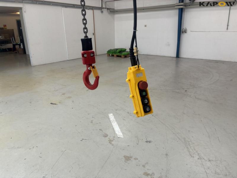 Workshop crane with 500kg Delta hoist 18
