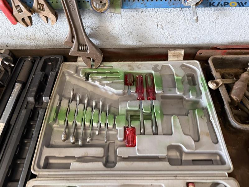Workshop words, bolt rack and tools 23