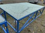 Workshop trolley with tempered glass top 5