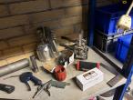 Tools on shelf 75