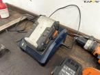 Tool table with tools + wall cable reel 15