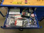 Tool trolley with light test station 11