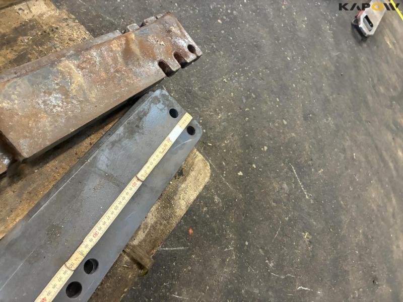 Vanger og frontklods til Valtra N1 og 2 serie 12