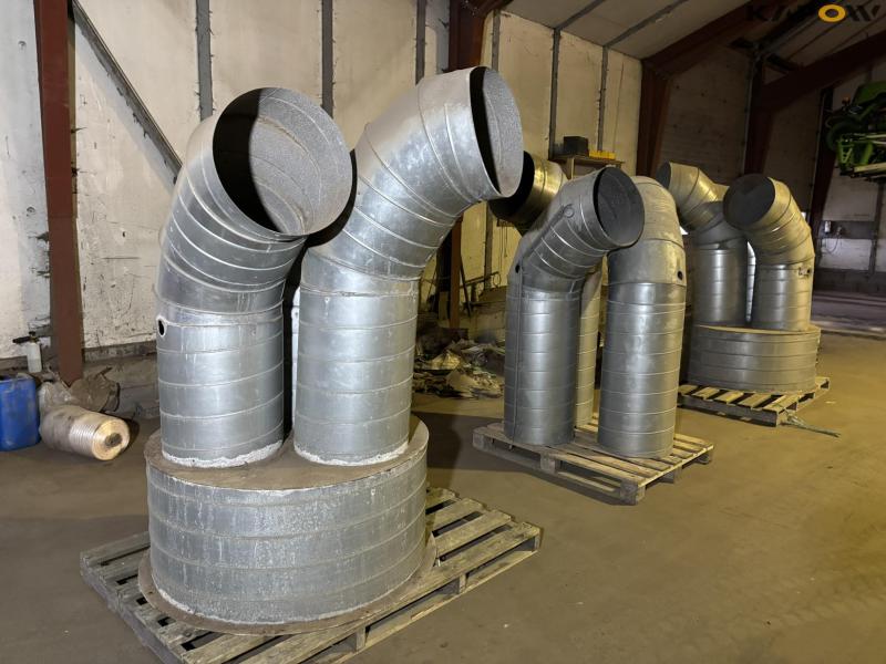 Ventilation pipe 45 cm 3 sets 3
