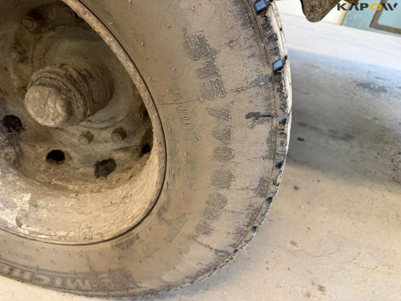 Trailer with potato canvas covers 21